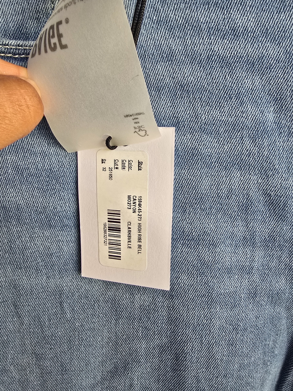 PAIGE Light Wash Flare Jeans for Women - Picture 3 of 6